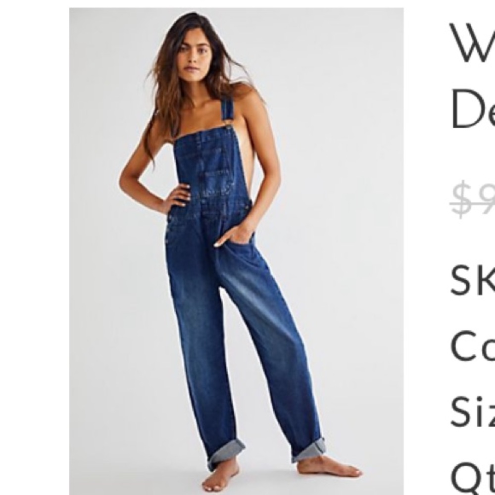 We the Free Ziggy Denim Overalls